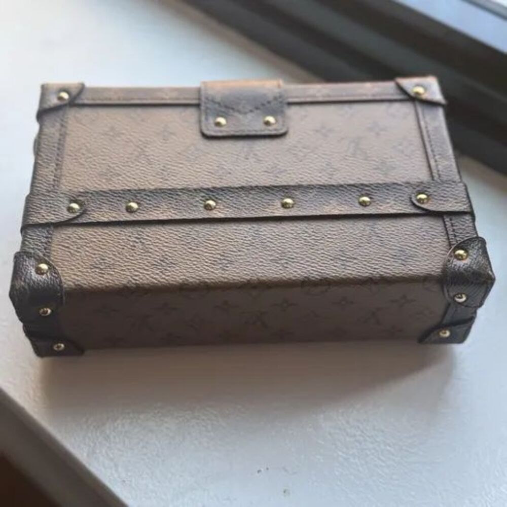 Louis Vuitton Petite Malle Crossbody Handbag Monogram Reverse - Picture 3 of 8